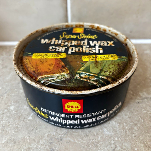 Vintage shell car polish - polish,