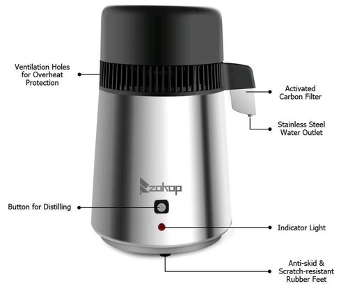 Water distiller stainless - distiller,,