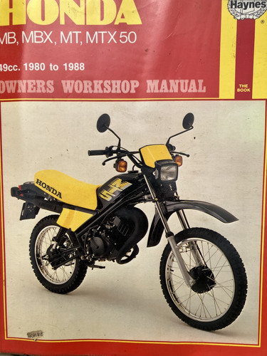 Honda mbx mtx50 haynes - mb,mbx,, mt,