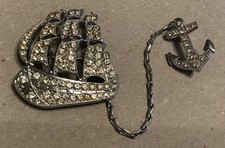 Vintage Clear Rhinestone