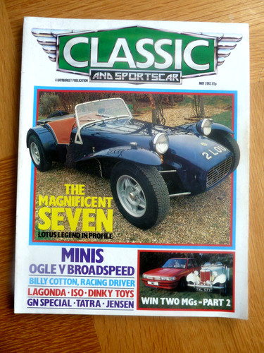 Classic sports car - classic, magazine