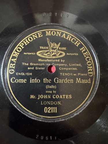 78rpm tenor john coates - tenor,, mr