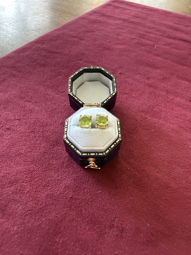 9ct gold silver studs with - 9ct,