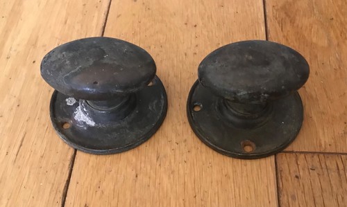 Victorian solid brass - brass, oval