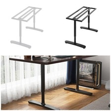 2X Industrial Iron Table Leg Box Shape Height Adjustable Frame Bench Coffee Desk