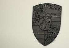 BONNET BADGE BLACK MATT 911