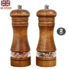 Set of 2 Oak Wooden Manual