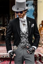 Black groom morning suit best