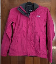 The North Face Hyvent Bright Pink Waterproof Jacket - Small