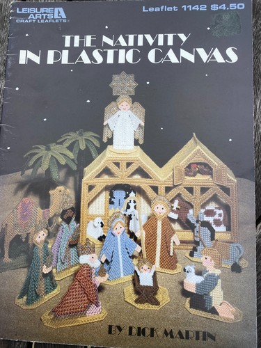 The nativity plastic canvas - in,