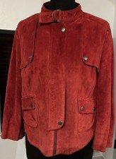 Wallis Women's Red Suede Zip