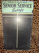vintage senior service darts chalkboard 67 x 41 cm