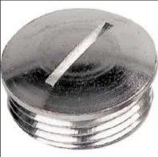 PG7 Nickel Plated Brass PG Blanking Plug Grommet Threaded Enclosure Blank Metal 