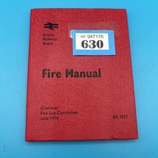Book British Railways Board Fire Manual 630