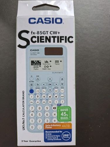 Casio 85gt blue - casio, fx-85gt