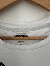 Hoka One One Shirt Mens XL White Running Lightweight Active Short Sleeve