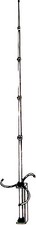 SILVER ROD CB HAM BASE ANTENNA
