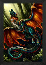 Rain forest dragon queen