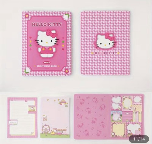 Hello kitty sticky notes set - kitty,
