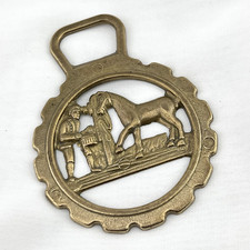 Brass Horse Medallion Vintage