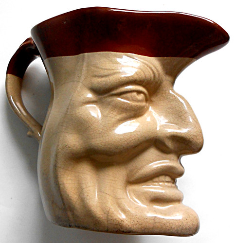 Large punch stoneware - 'mr,
