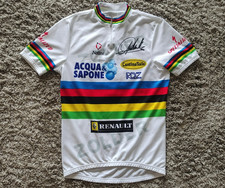 Mario Cipollini 2002 UCI World Champion stripes SS Cycling jersey Nalini Size:4