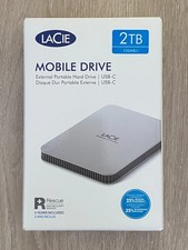 LaCie Mobile USB-C 2TB Portable Hard Drive BRAND NEW