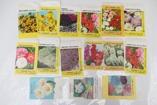 15 vintage used seed packets -