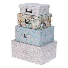 Set of 4 Decorative Storage