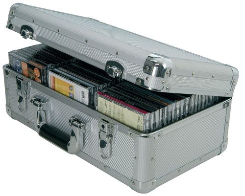 Aluminium flight storage - cd,