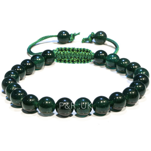 Green jade bracelet 8mm - bracelet,