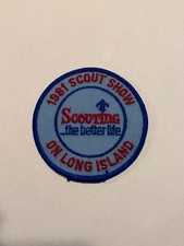 1981 BSA Scout Show Patch Long