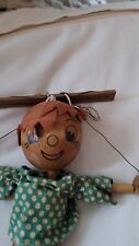 Pelham Puppet - Large Wooden Headed Boy With Felt Hair...