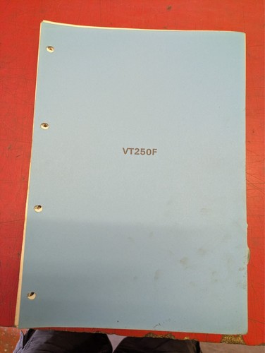 Honda vt250f genuine workshop - honda,