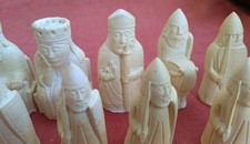 Medieval 2 Chess set latex moulds. SET Of 9