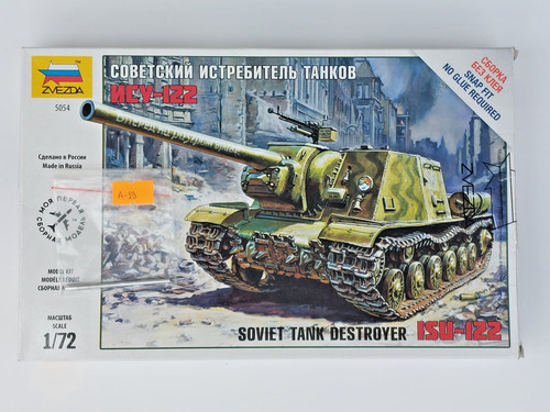 Zvezda soviet isu 122 - 1/72, isu-122