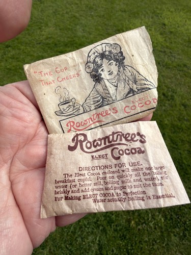Rowntree rare cocoa packet - rare,