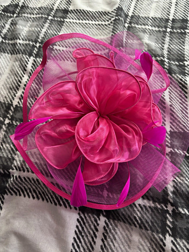 Women pink flower - pink, mesh