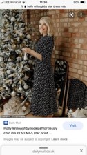 Holly Willoughby 10 Xmas 2021 Star Dress