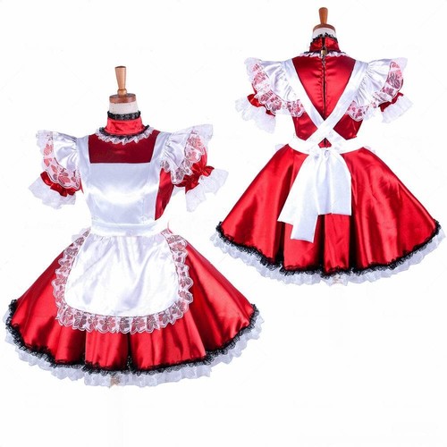 Sissy girl maid - lockable, red