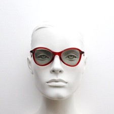 True Vintage 40s red sunglasses. Crimson frame with grey real glass lenses. 30s