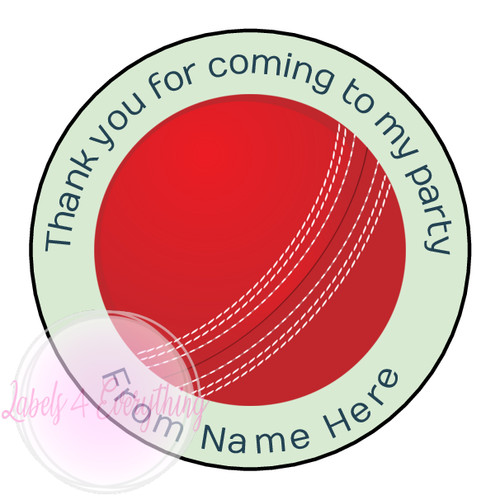 Personalised cricket ball - cricket,