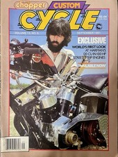 Street Chopper Customer Cycle Magazine, September 1981, Volume 13, Number 9. VGC