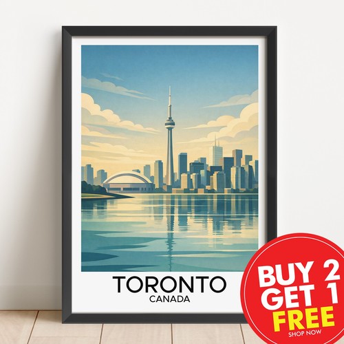 Toronto canada travel print - canada,