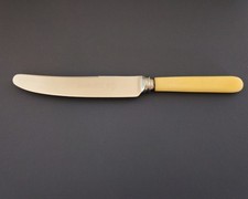 Vintage Lewis Rose & Co Sheffield Steel Butter Knife w/Bone Handle
