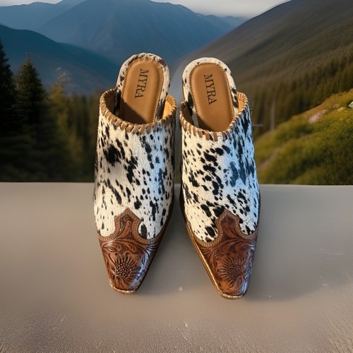 Myra animal print tooled - animal,