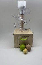 Lovevery Wooden Slide and Seek Ball Run Babbler Play Kit Montessori Toy