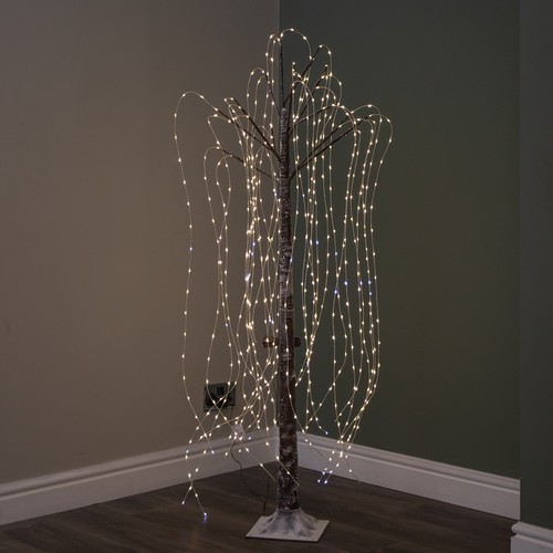 5ft brown flocked - (1.5m),