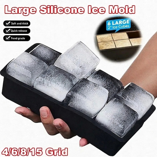Large silicone ice cube tray - silicone,