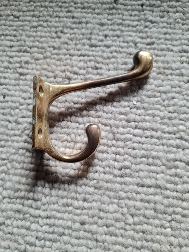One old vintage brass coat - vintage,